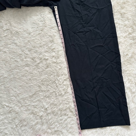 Madewell Trousers Slouchy Straight Pants in Drapey Twill True Black 10 NWT New - Picture 13 of 13